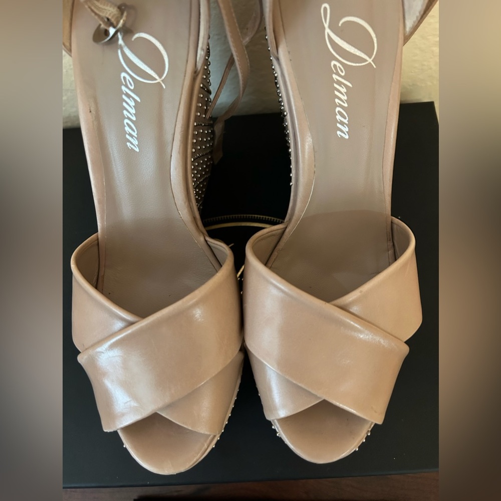 ❌❌❌❌Delman Studded Wedge Sandals - Picture 9 of 9